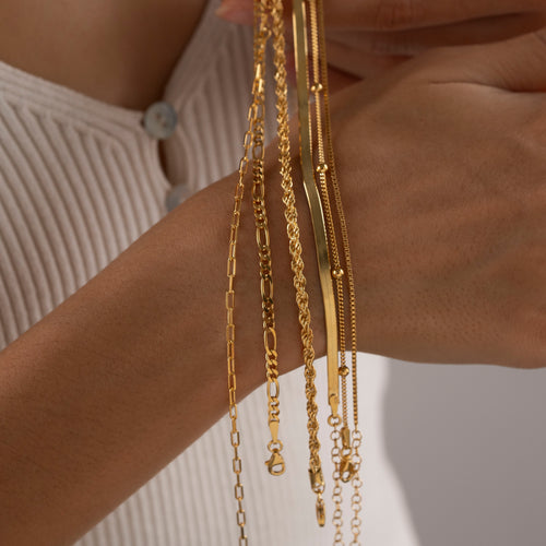 Gold Chain Necklace – Delicate Layering Chain for Women