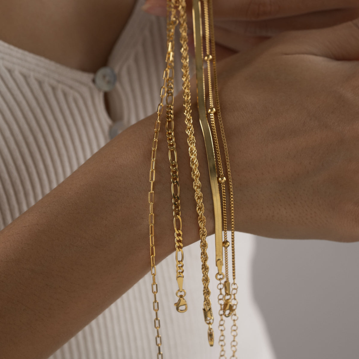Gold Chain Necklace – Delicate Layering Chain for Women