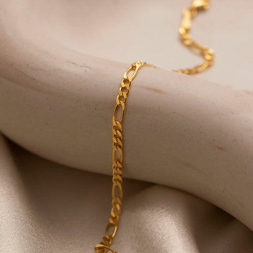 Gold Chain Bracelet – Minimalist Dainty Link Bracelet