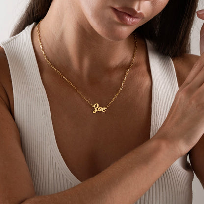 Personalized Name Necklace | Dainty Gold Name Jewelry