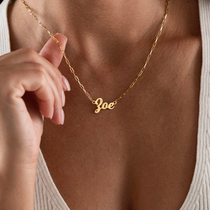 Personalized Name Necklace | Dainty Gold Name Jewelry