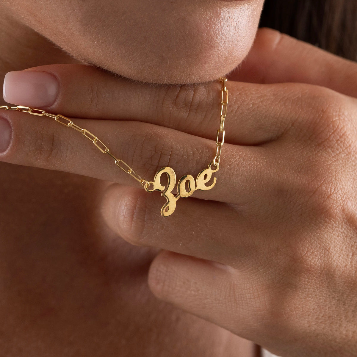 Personalized Name Necklace | Dainty Gold Name Jewelry